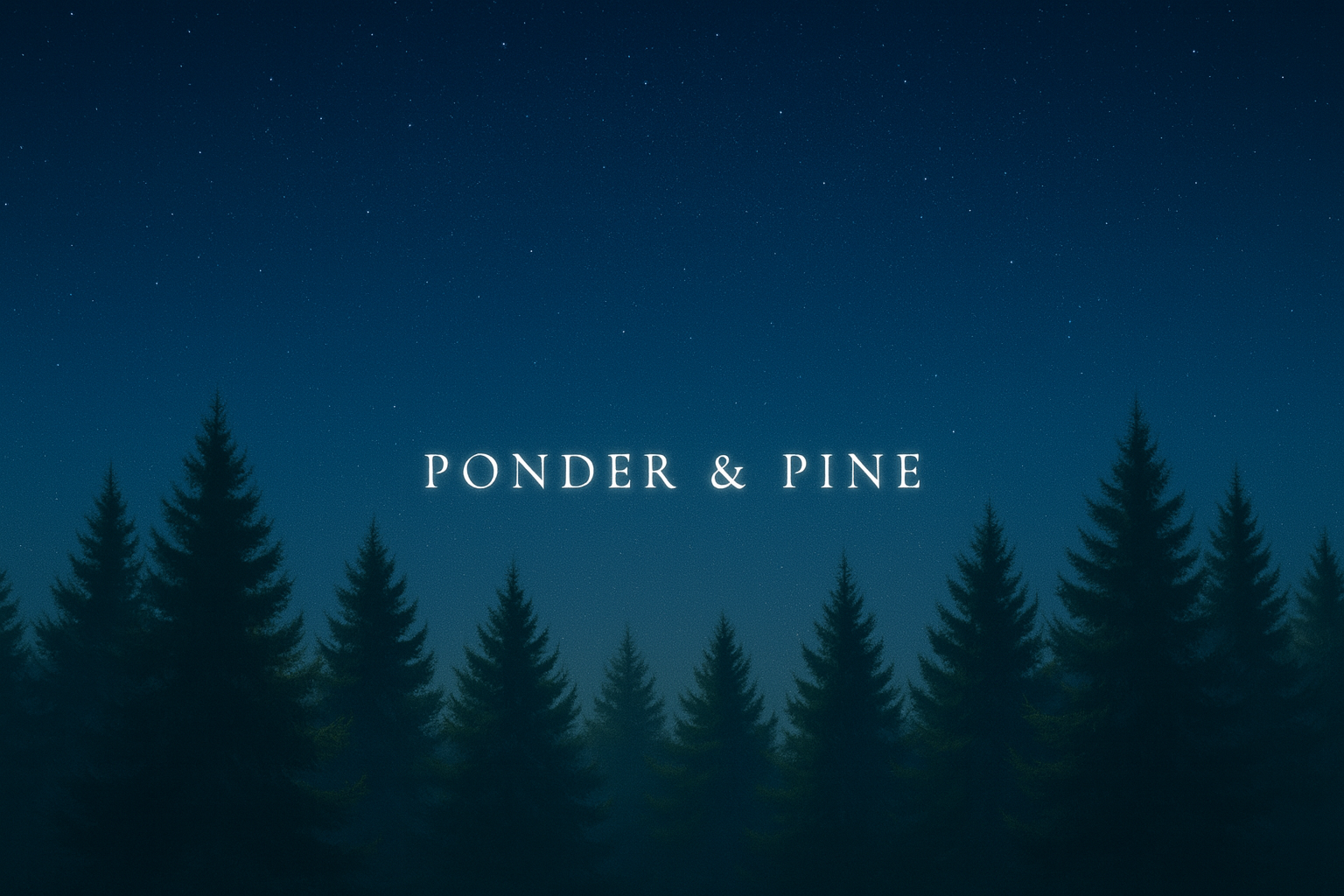 Ponder & Pine banner